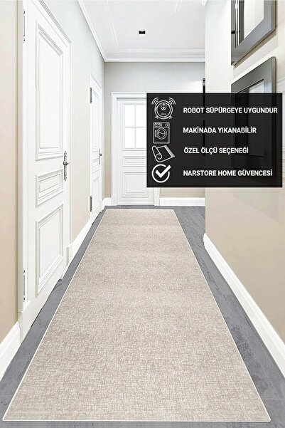 NaRStore Home نمط عادي بيج قاعدة غير قابلة للانزلاق قطع سجادة قابلة للغسل