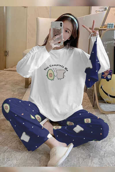 PEMBİŞ HOMEWEAR Bahd Avocado Süpersoft Kadın Pijama Takımı 2983