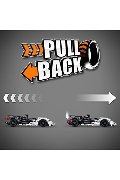 LEGO Formula E Porsche 99X Electric Çek-Bırak Yarış Arabası 42137 (422 Parça)