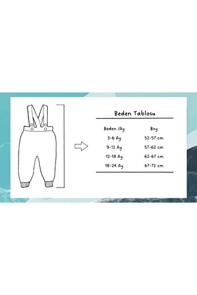 Asya Bebe Hanging Buttoned Baby Kids Knitwear Tights Salopet