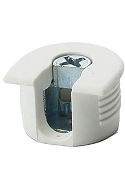 Doruk Mesan Kilitli Rafix Bağlantı Beyaz + Vida (10 ADET)