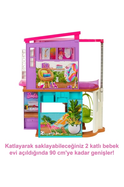mattel Barbie Tatil Evi Hcd50