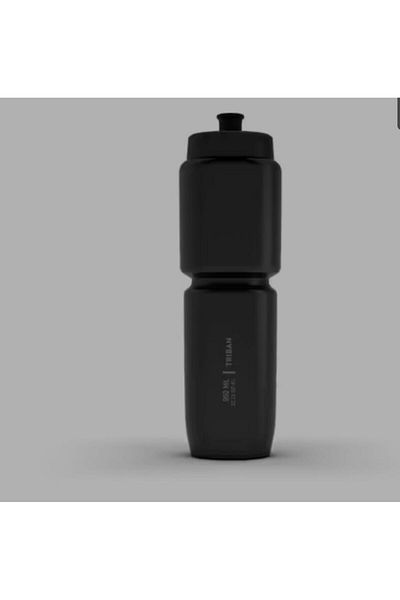 Decathlon Φιάλη Triban - 950 ml Μαύρη Softflow για το χειμώνα