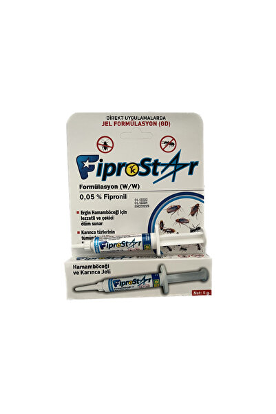 Kulsan İlaç Fiprostar Hamamböceği ve Karınca Jeli 5 Gr