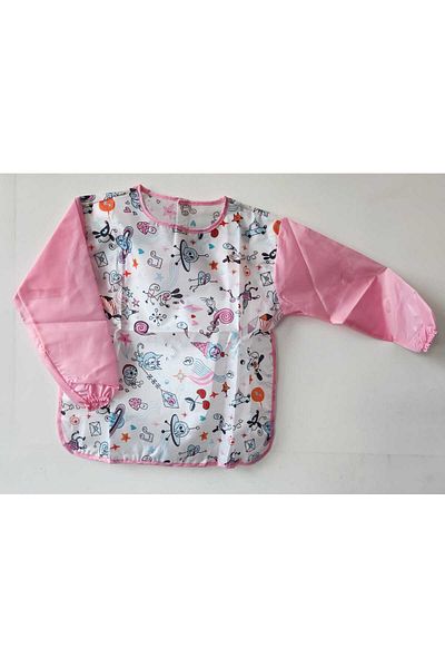 Nova Color Pink Space Pattern Large Painting Apron