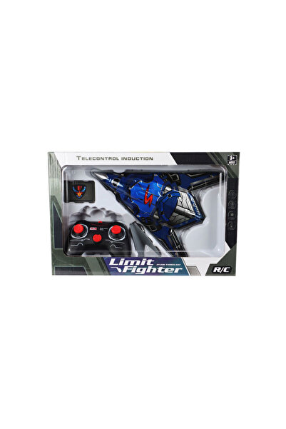 MEGA Rc Sesli ve Müzikli Jet Mavi