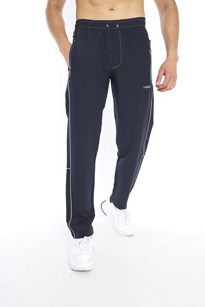 NEED LİFE Men's Dark Blue Double Woven Casual Trousers
