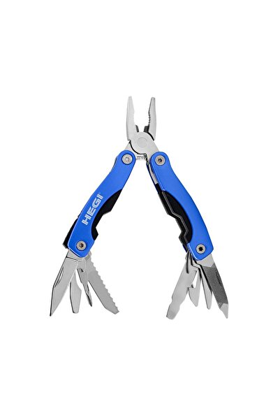 Genel Markalar 10 Fonksiyonlu Paslanmaz Çelik Kamp Pensesi Mavi