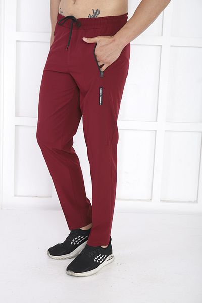 NEED LİFE Men's Claret Red 2 Micro Stretch Sweatpants