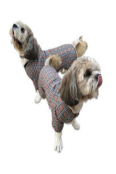 Aşkın Parti Evi Dog Jumpsuit Plaid printed raincoat