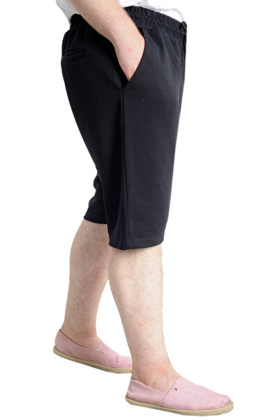 ModeXL Mode XL Large Size Men's Shorts INTERLOK 23515 Navy