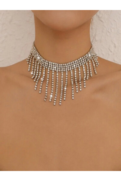 muptejewelry Zirkon Yıldız Yağmuru Özel Tasarım Kolye