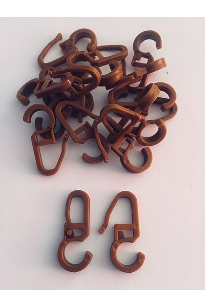 Sermet Süs Dünyası 100 de bucăți de cataramă rustică - buton de cortină din plastic