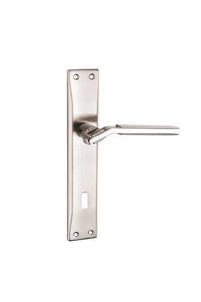 bersayapı Azra Mirrored Room Door Handle Nickel Satin 1 Set