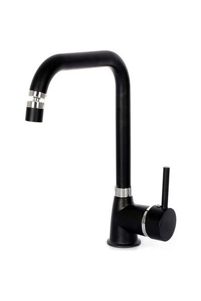 VENİTA Venita Vera Black Kitchen Sink Faucet Brass 360° Movable Head