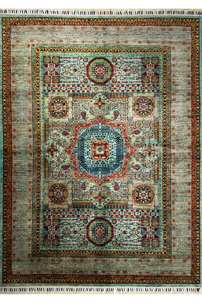 ADALI El Dokuma Memlük Halısı - İpeksi Yanardönerlik, Dayanıklı tasarım, Eşsi...