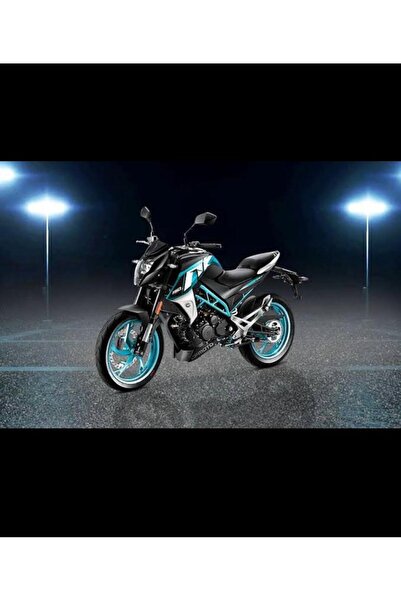 MOTOSEPETİM CF MOTO 150 NK YAZILI JANT ŞERİDİ KIRMIZI STİCKER
