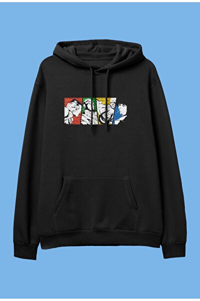 CONSTRAİN Φούτερ με κουκούλα με κουκούλα με κουκούλα με στάμπα Anime χαρακτήρ...