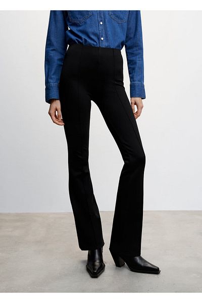 MANGO Woman Flared Leggings