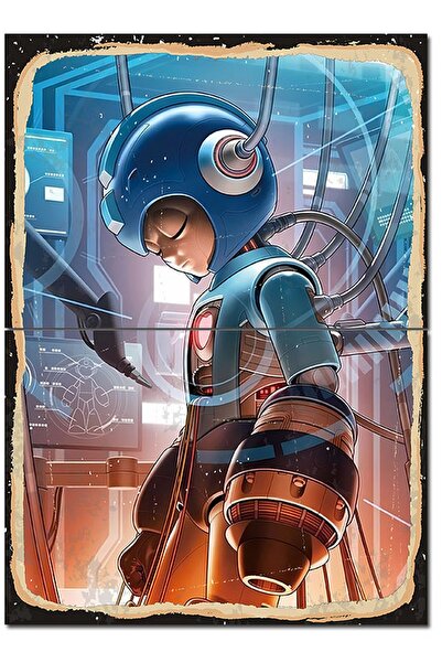 Teknomeg Επιτραπέζια Πίνακας Καρίζμα Μέγκα Μαν με Σχέδια από MDF 70εκ. x 100εκ.