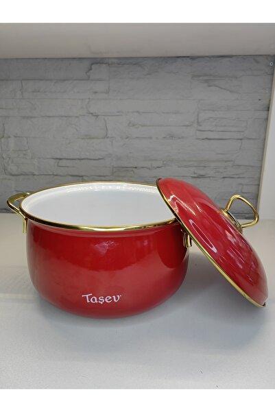 ALANYA HOME DECOR INDUCTION ENAMEL PAN INDUCTION ENAMEL POT 20X13 CM 4 LT