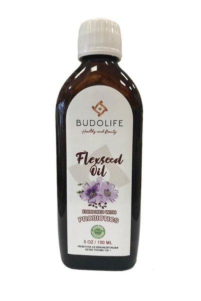 Budolife Soguk Sıkım Keten Tohumu Yağı Probiyotik Ilaveli 150 Ml
