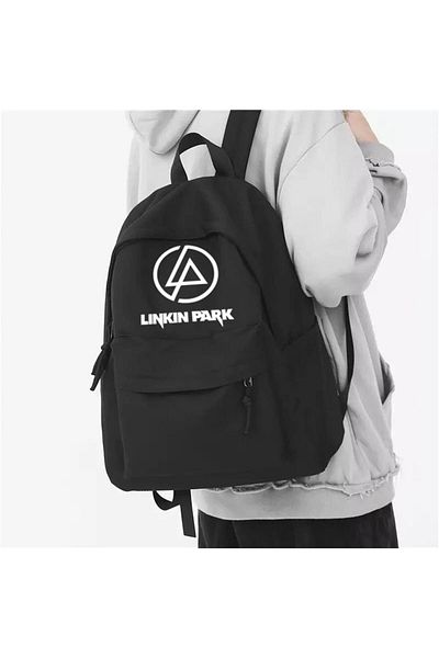 Touz Blunt Blunt Linkin Park Logo Printed Unisex Backpack