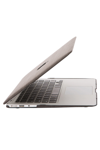 Mcstorey Macbook Air Kılıf 13inç Ahşap Kaplama (ESKİ USB'Lİ MODEL 2010-2017) A1369 A1466 Ile Uyumlu Wood01