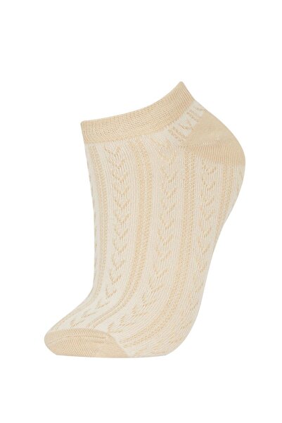 DeFacto Women's 5-Piece Cotton Booties Socks