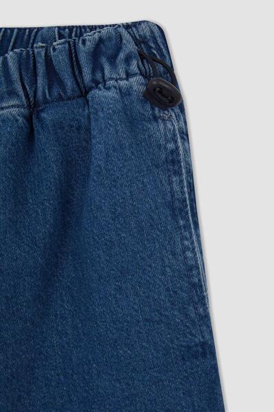 DeFacto Stretch Jogger Jeans s vysokým pasem – pohodlný střih, dlouhá délka, 100% bavlna A6988ax23au