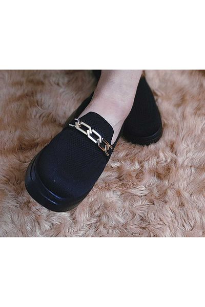 Zera knitwear vison buckle sneakers
