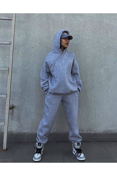 LADY FACE Winter Oversize Tracksuit Set