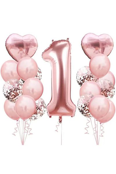 DÜVENCİ TİCARET ROSE GOLD BALLOON SET