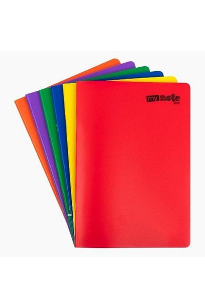Mynote Leaf A4 Flex Neo 80 PP غطاء دفتر ملاحظات مخيط - 6 خطوط