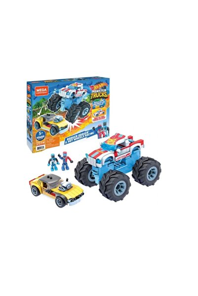 HOT WHEELS MEGA Monster Trucks İkili Yarış Seti Rodger Dodger GYG22 251 Parça