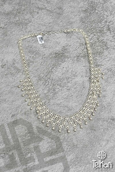 telkari sarayı Top Sallantılı Kişniş Model Gümüş Kolye