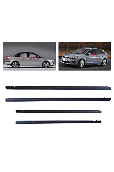 fkoto Focus Uyumlu Cam Dış Sıyırıcı Fitil Takımı [tüm Kapılar] 2006--2010