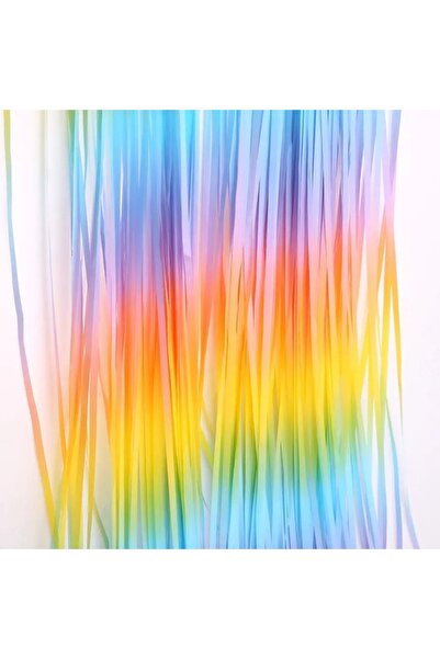 DÜVENCİ TİCARET METALİZE MAKARON RENKLİ ARKA PLAN PERDESİ