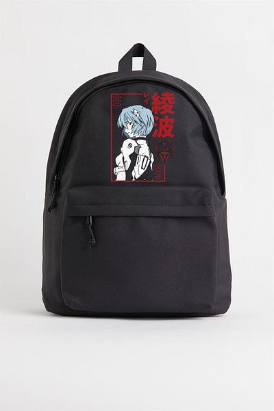 Touz Unisex Rei Ayanami Printed Backpack