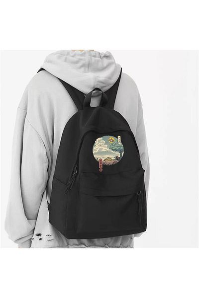 Touz Σακίδιο πλάτης Unisex με στάμπα Blunt Blunt Neighbors Ukiyo-E