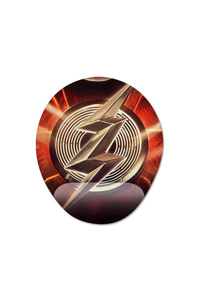 Pixxa موديل لوحة الماوس The Flash (2023) مع مسند للمعصم - 3 بيضاوي