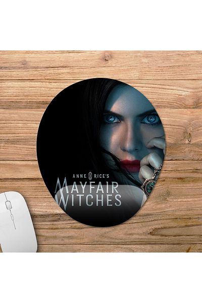 Pixxa نموذج لوحة ماوس Anne Rice's Mayfair Witches مع دعم للمعصم - 1 بيضاوي متوافق