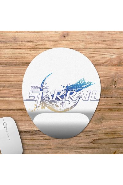 Pixxa Honkai: موديل لوحة ماوس مدعومة للمعصم من Star Rail - 8 بيضاوي