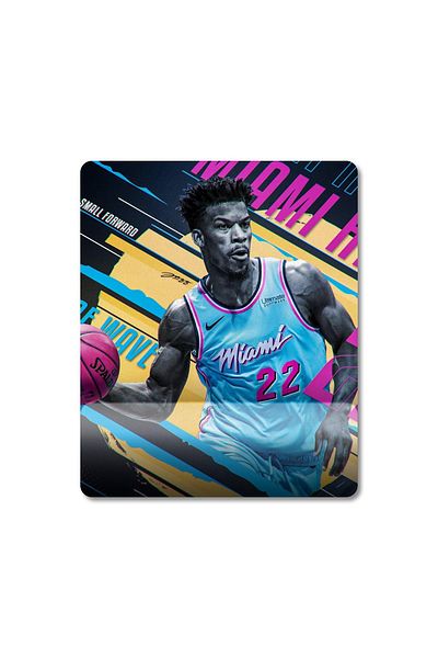 Pixxa لوحة ماوس مدعومة للمعصم من Denver Nuggets - Miami Heat / NBA 2023 Finals - موديل 1