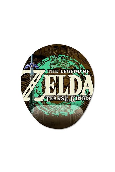 Pixxa نموذج لوحة الماوس The Legend of Zelda: Tears of the Kingdom مع مسند للمعصم - 3 بيضاوي