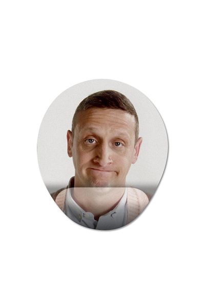 Pixxa نموذج لوحة الماوس I Think You Should Leave With Tim Robinson مع دعم المعصم - 2 بيضاوي