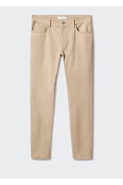 MANGO Man Dar Kesimli Renkli Jean Pantolon