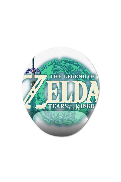 Pixxa نموذج لوحة الماوس The Legend of Zelda: Tears of the Kingdom مع مسند للمعصم - 4 بيضاوي