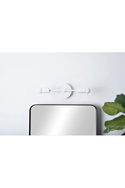 RİOLİGHT VİNTAGE,RETRO,RUSTİK BEYAZ 2XE27 DUYLU METAL AYNA ÜSTÜ DUVAR APLİK