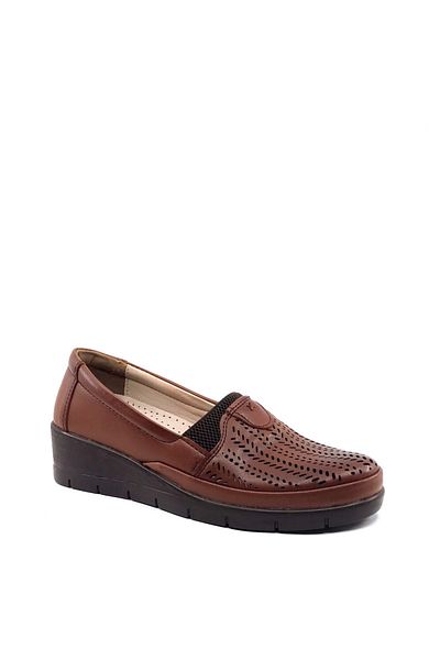 AYAKKABIMOOD Shoesmood Y 01-1 Special Heel Gel Tan Casual Shoes